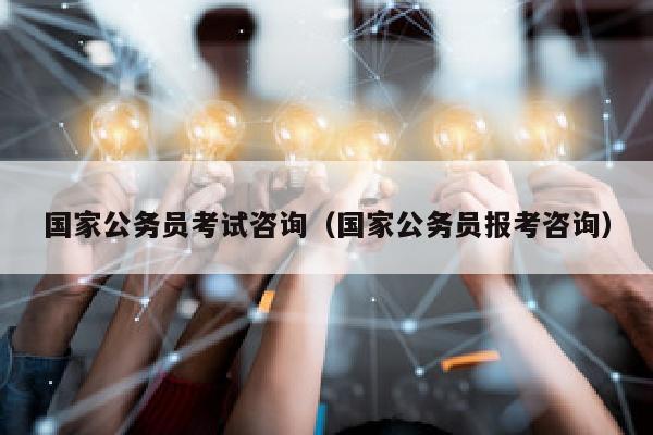 国家公务员考试咨询(国家公务员报考咨询)