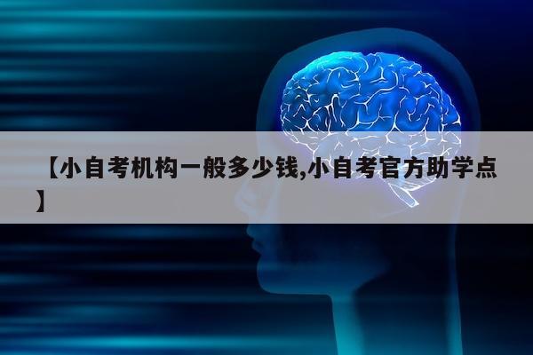 【小自考机构一般多少钱,小自考官方助学点】